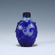 Chinese Peking Glass Cobalt
