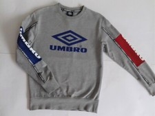 UMBRO: Sweat Pullover, Grau, Gr.: S,  Top!