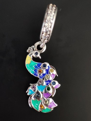 Charms bead pfau abunt - abunt, dangle