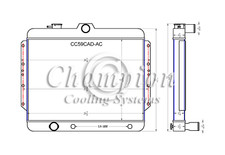 KR Champion 3 Row Radiator for