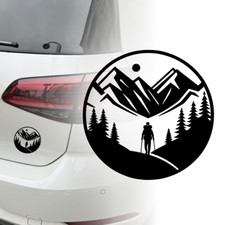Berge | Wandern Natur Auto Aufkleber | Hiking | Farben / Größen | Sticker 423