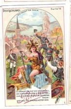 Palmin -älteres Kaufmannsbild -Nationallieder - Deutschland - Foto