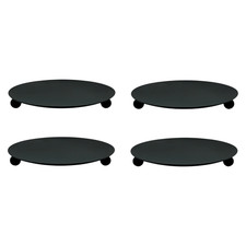 Kerzenhalter schwarz 4 Stück