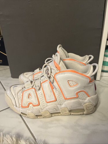 Nike uptempo weis - uptempo, weis,orange,lila