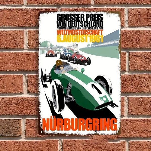 Blechschild nürburgring - blechschild,