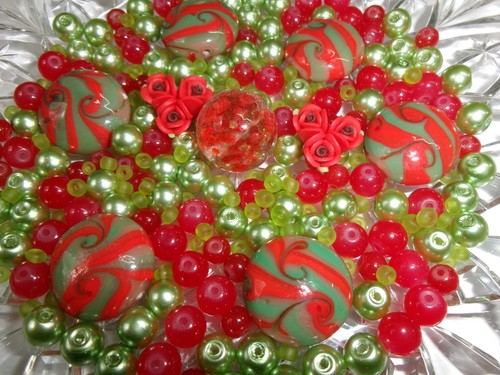 Glasperle mix 143 indische - 143,