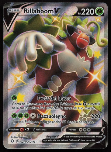 Pokemon rillaboom - rillaboom, v