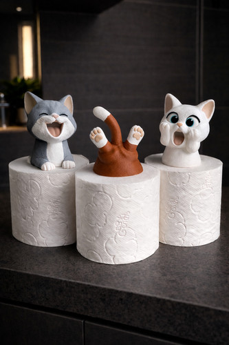Toilettenrollen katze set - katze,