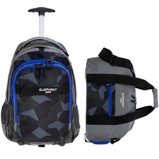 2T Set Trolley Elephant Hero Signature Schultrolley + Tasche 12771 Cyber Camo BL