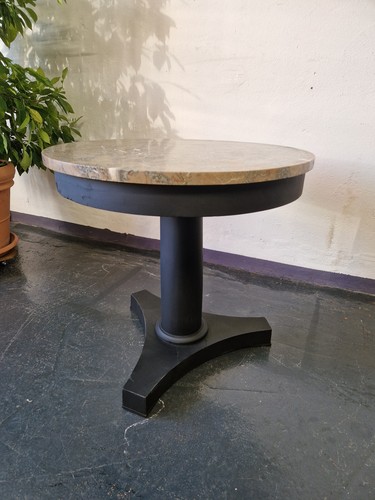 Biedermeier tisch rund antik - biedermeier,