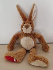 SIGIKID PLÜSCH * HASE BUNNY GROSS ROTE PFOTE * TOP ZUSTAND * KUSCHELTIER
