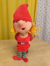 Bob der Bär Wichtel Zwerg Weihnachtswichtel Mädchen Kleid Stoffpuppe Frau Plüsch