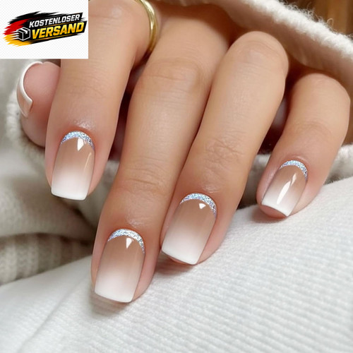 Nagelfolie glitzerweiß für - nagelfolie,