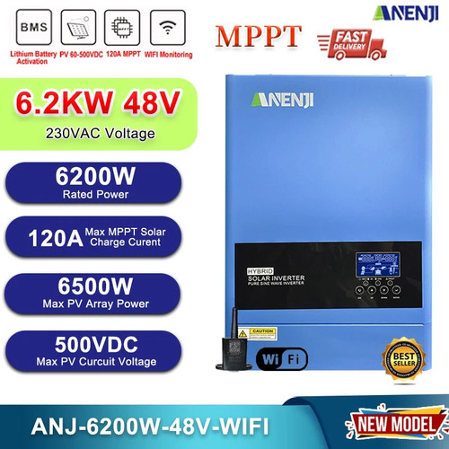 6200w hybrid solar inverter - 6200w,