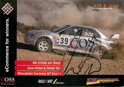 Detlef ruf autogrammkarte - detlef,
