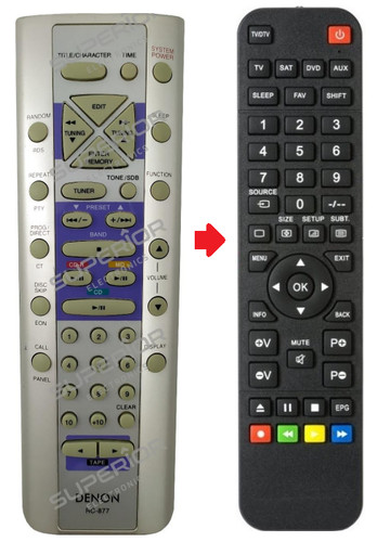 Ersatz fernbedienung denon - ersatz,