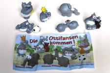 Fremdfiguren Komplettsatz "Die Ottifanten kommen!" von Brandt mit 6 Beipackz.