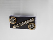 Elegante Stilbewusste Manschettenknöpfe und Krawattenklammern