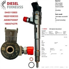 Renault Dacia Einspritzdüse Injektor 0445110800 166007427R