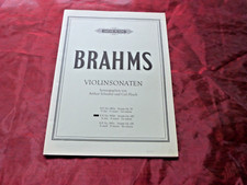 BRAHMS Violinsonaten Op. 100 Noten für Violine und Klavier in einem Heft