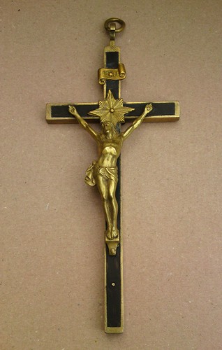 Sehr altes großes - , brustkreuz