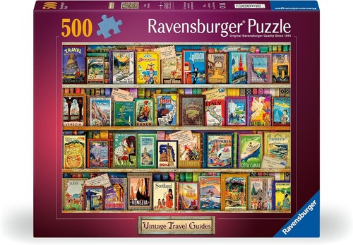 Bücherregal puzzle 500 teile - bücherregal,