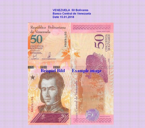 Venrzuela bolivares 2018 - bolivares,