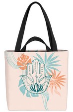 Yoga Blumen Hand Auge Mandala
