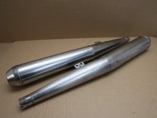 BMW R100RS 1981 87.616 km Auspuff Schalldämpfer Paar Keihan Edelstahl (8255)