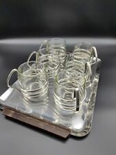 7 teiliges DDR Teeglas Service