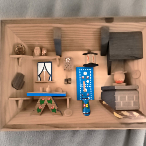 Holz wandbild - 3d, holz-wandbild