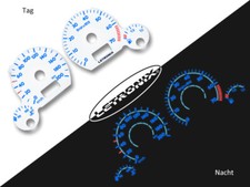 Selbstleuchtende Tachoscheiben Plasma Tacho VW Polo 3 6n 200Km/h 7000RPM