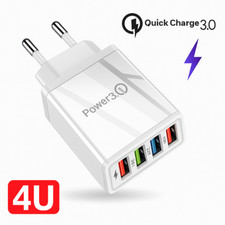 4-Port USB Schnell Ladegerät