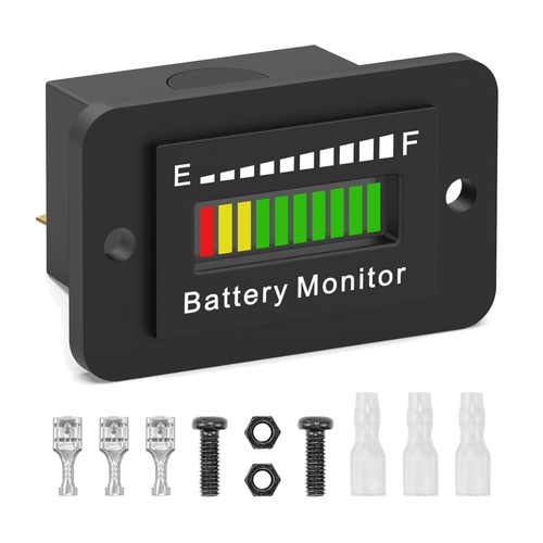 Batterie monitor 12v 24v - 24v, 36v