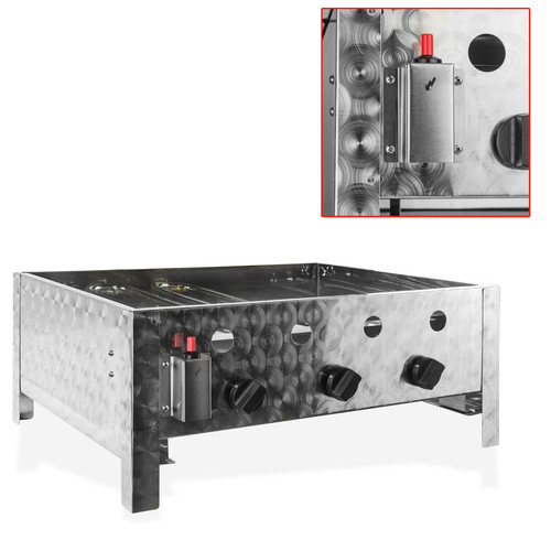 Edelstahl gasbräter gasgrill - gasbräter,