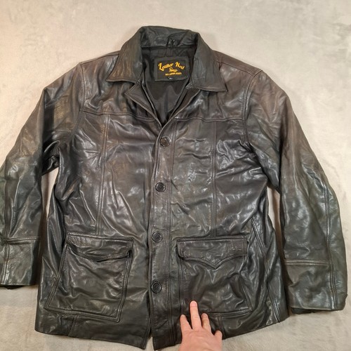 Leather next jacke - next,