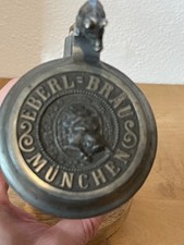 0,4l Bierkrug Glaskrug Glas  Krug Brauerei Eberl Eberlbräu München