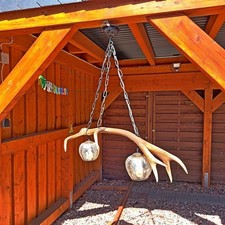 Verkaufe eine gebrauchte Deckenlampe, Hirschgeweih 