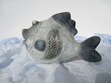 Terrakotta Gartendeko mit Mosaik °°° FISCH °°° maritim, shabby chic, 17x12 cm