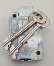 Tresorschloss / Waffenschrank Doppelbartschloss STUV 4.19.92 mit zwei Schlüsseln