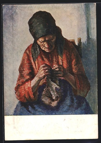 Alte russische frau - frau, mit