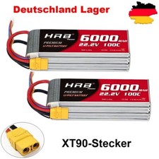 2Stück HRB 22,2V 6000mAh XT90