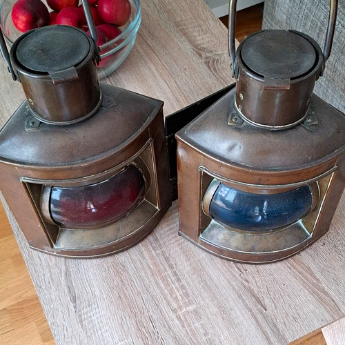 Vintage schiffslaterne - 2x,