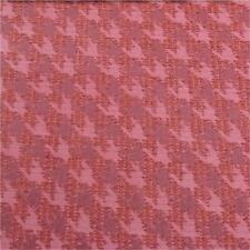 Jacquardstoff rost Hahnentritt