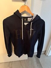 HV Polo Damen Sweatshirtjacke mit Kapuze und Logo vorn Größe M in dunkelblau