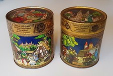 2 alte Blechdosen E. Otto Schmidt Nürnberger Lebkuchen Lorenzkirche Konrad Gross
