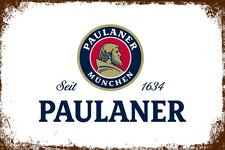 Blechschild PAULANER MÜNCHEN 30 x 20 cm Metallschild Retro Vintage (0338201)