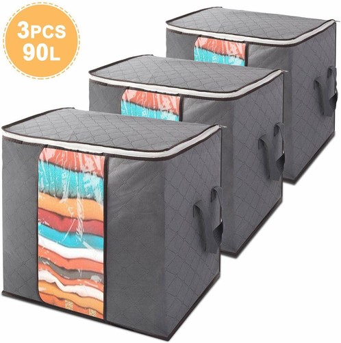 3stk 90l aufbewahrungstasche - 90l,