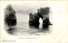 Ak Freshwater Isle of Wight England, Arched Rock,  Felsen im... - 4874075