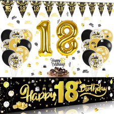 Geburtstagsdeko 18 Jahre Set